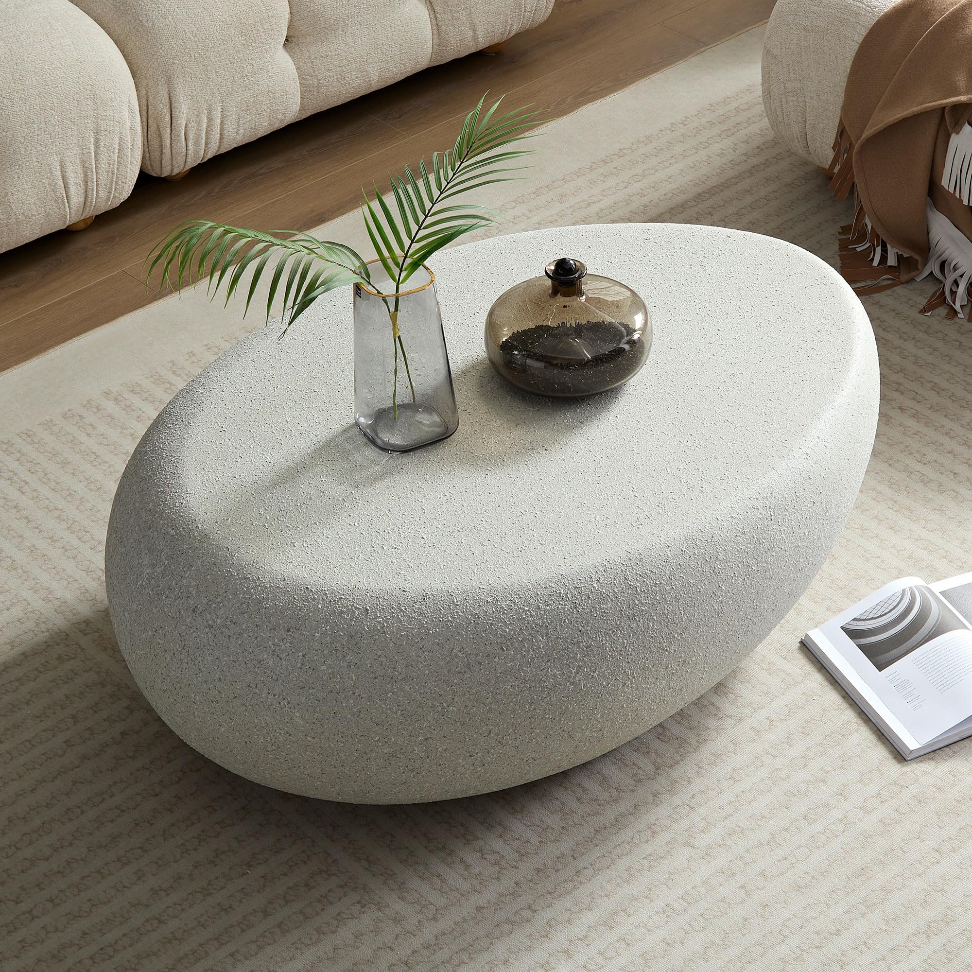 Amazon.com: HanStrong Oval Coffee Table, 43.3